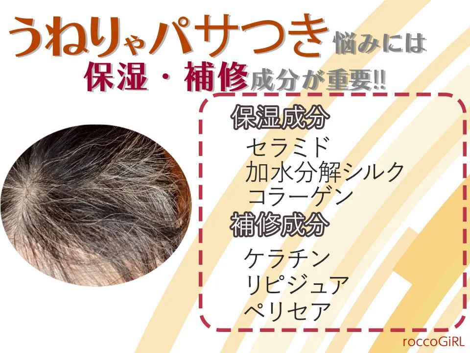 うねりパサツキにいい成分の紹介画像