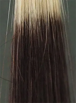 KAMIKA ローズブラウン 100%白髪を5回染毛（15分）