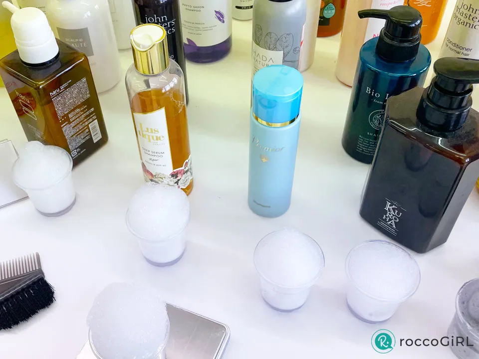 シャンプーの集合写真