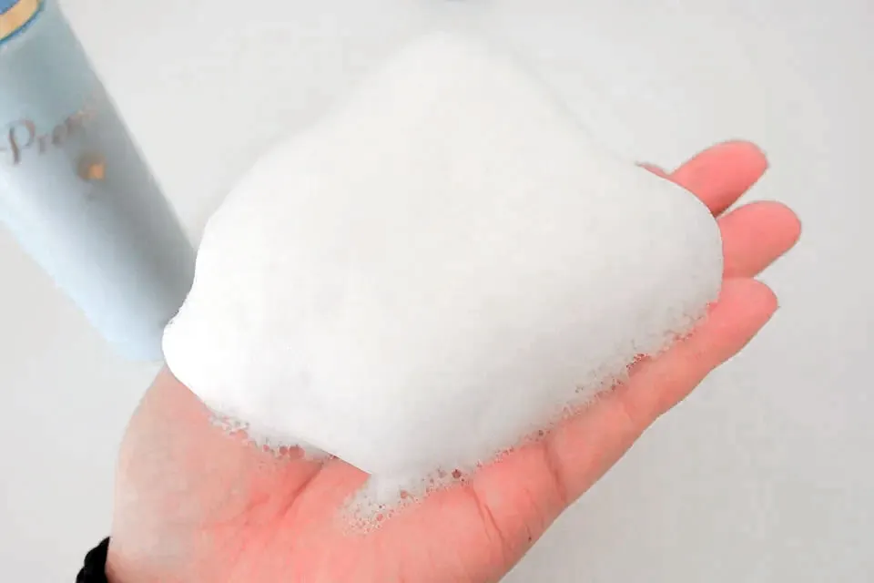 ラサーナプレミオールの泡立ち