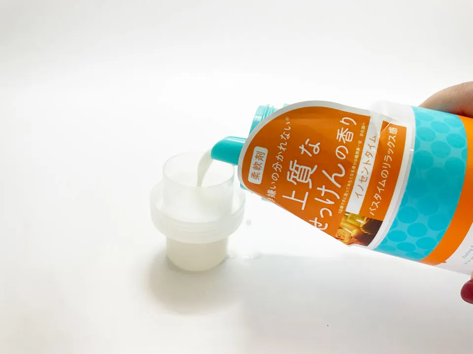 レールデュサボンをキャップに出している画像