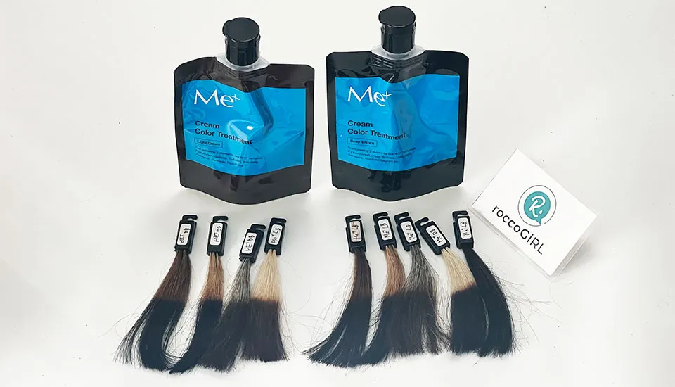 meプラス染毛後