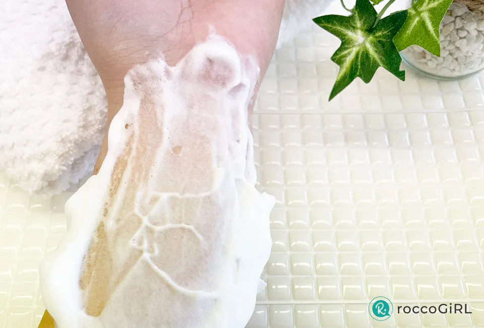 エトヴォスクリアソープバーを使っている画像