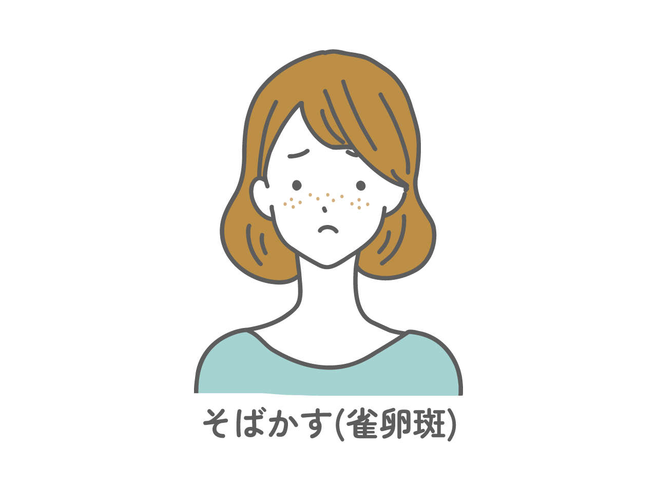 そばかす(雀卵斑)