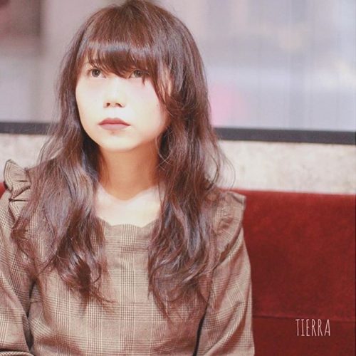 モカブラウンxパーマ