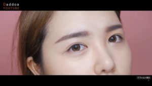 【簡単】韓国メイクの眉毛(平行眉)の書き方。本場オルチャンから動画で学ぼう♡日本語説明付き アイキャッチ画像