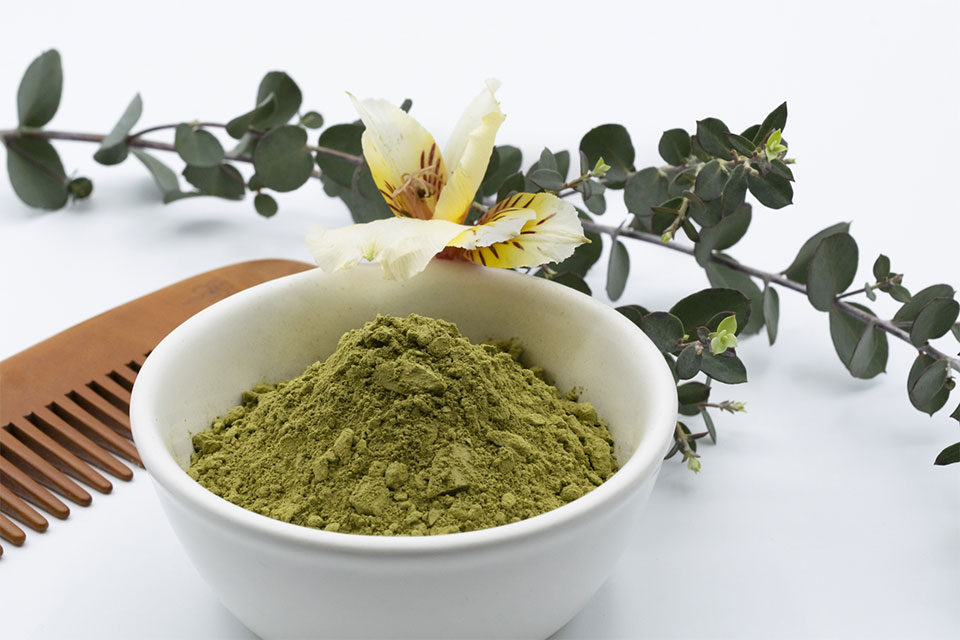 ヘナカラーの粉末