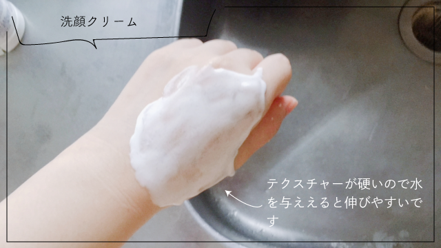先顔料に水を与えた状態