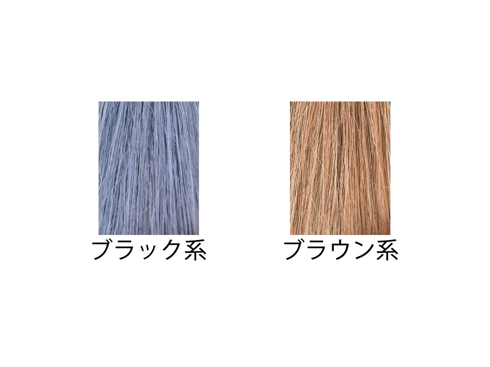 テンスターカラーシャンプーのカラバリ写真