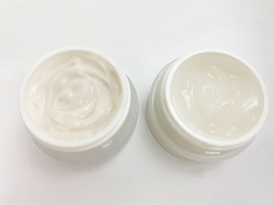 新旧オルビスユークリームの写真