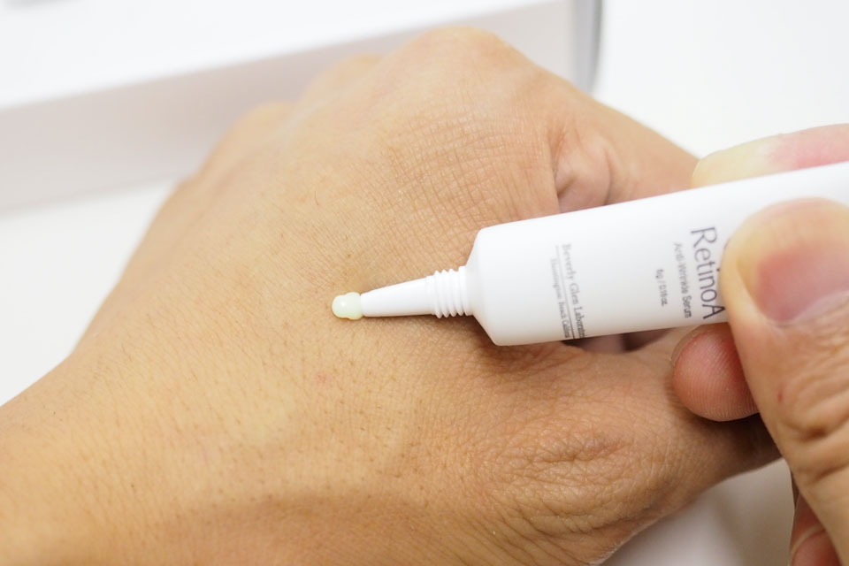 QuSomeレチノA 使用感