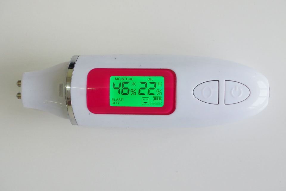 肌質チェッカーでの検証テスト 1時間後