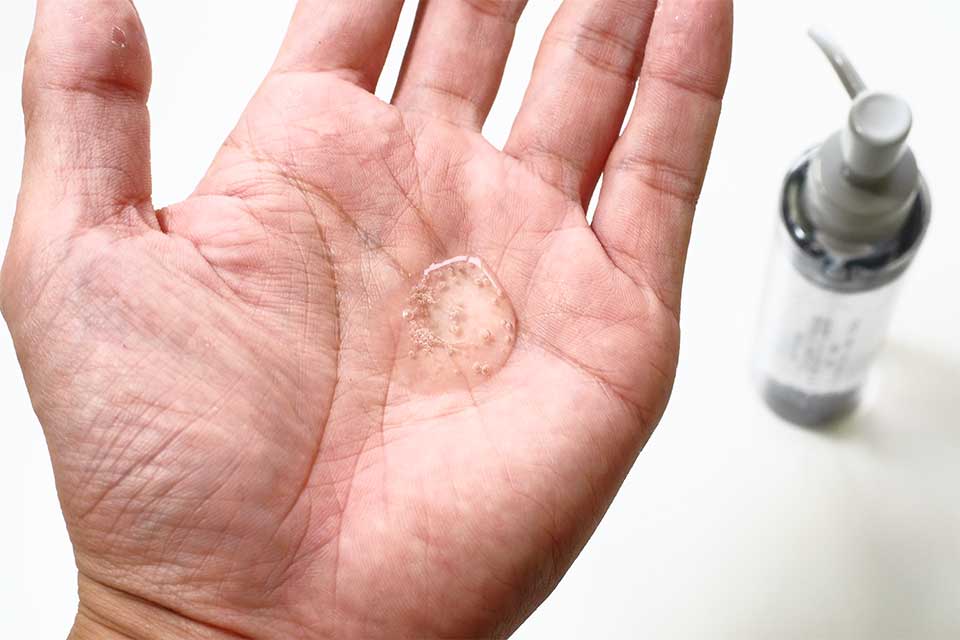 ミスタースキンジェルローション テクスチャ