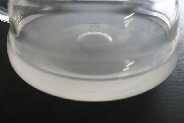 ディフェンセラの水溶け調査