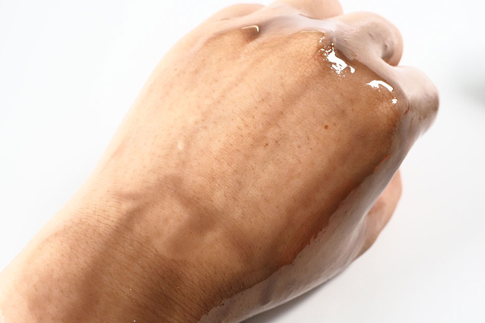 オフクリームの使用写真