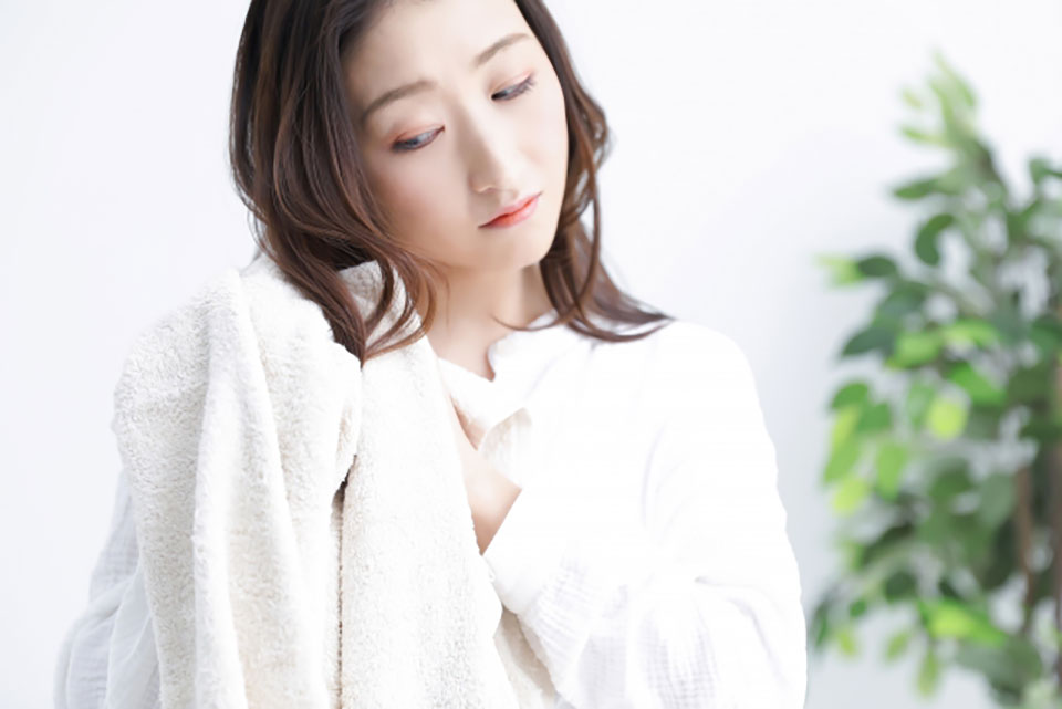 タオルドライ画像