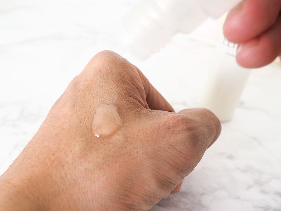 ローションのテクスチャ