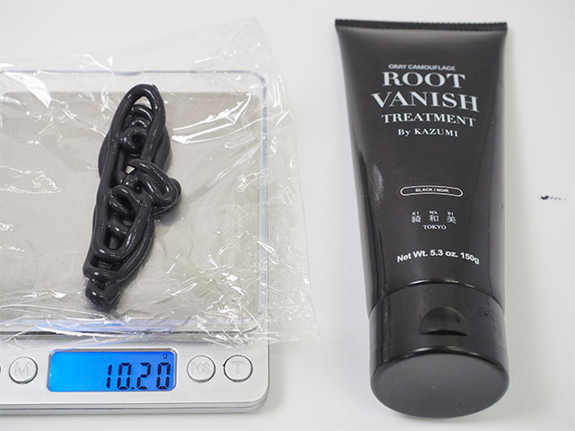 kiwabi RootVanishの染料10gを計算