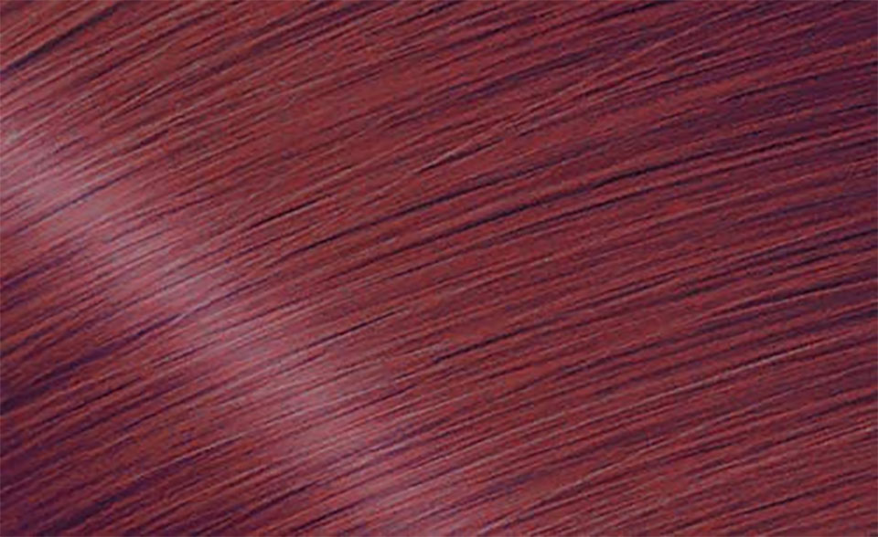 ブローネルミエストボルドーピンクの仕上がり画像