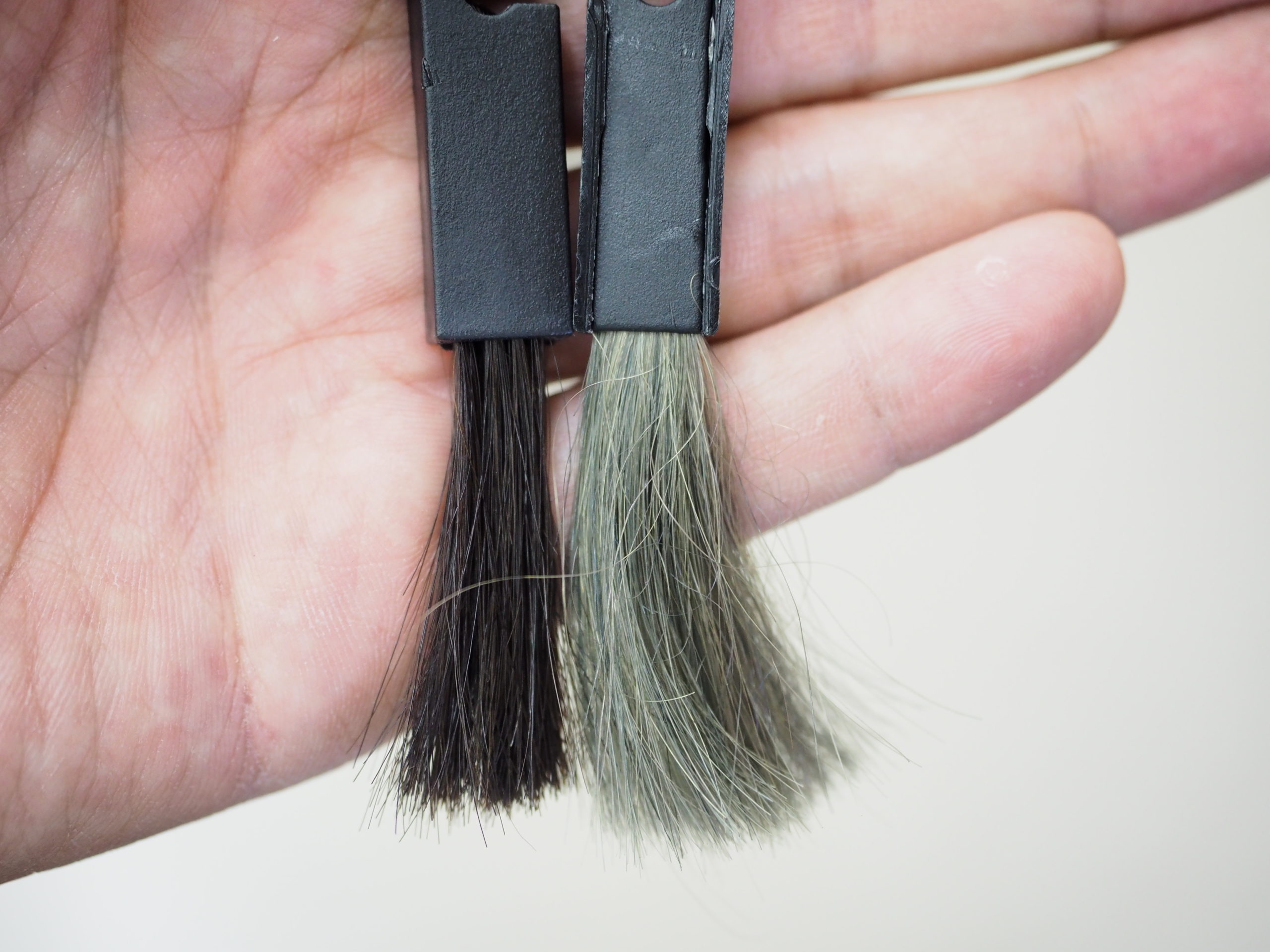 5回シャンプーの色落ち