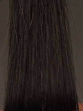 ビゲンダークブラウンブリーチ毛5回染毛