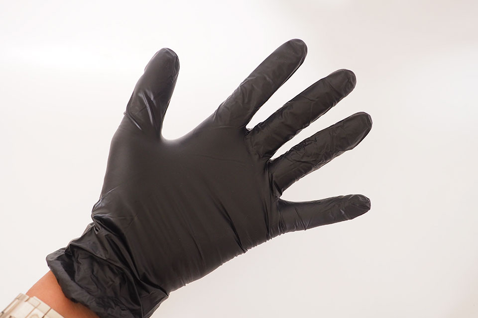 デイラルカラー同梱のニトリル手袋
