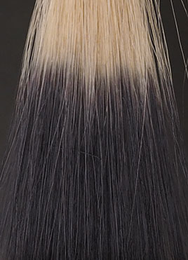 ヘアージュ ナチュラルブラックで100%白髪を15分染毛