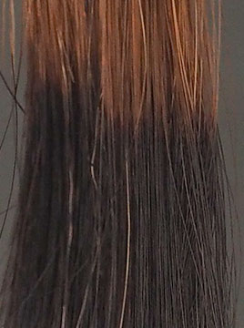 ブリーチ毛4回染毛