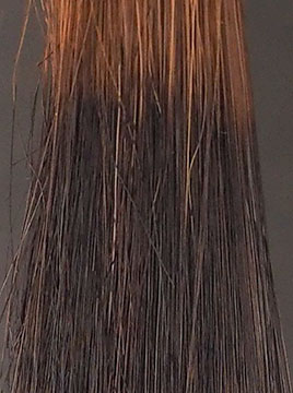 ブリーチ毛5回染毛