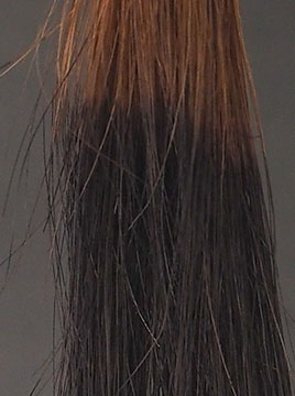 ブリーチ毛3回染毛