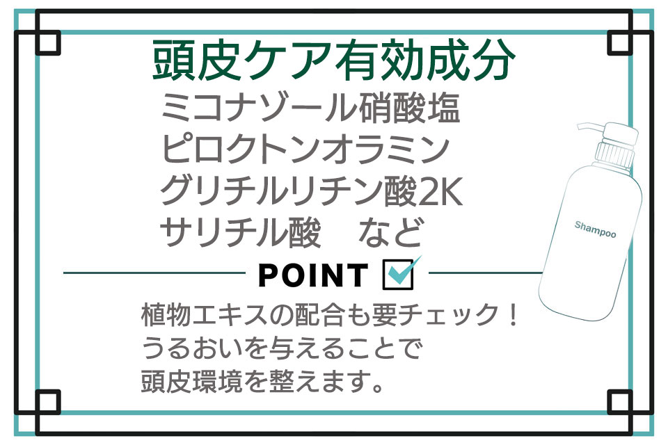 頭皮ケア成分の画像