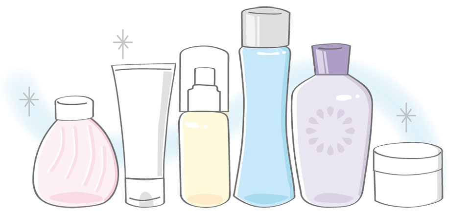 スキンケアイラスト