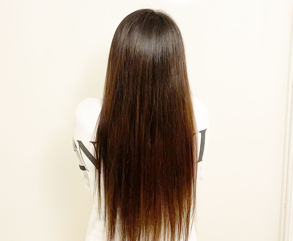 h2onestトリートメントと水素パウダーを使った画像