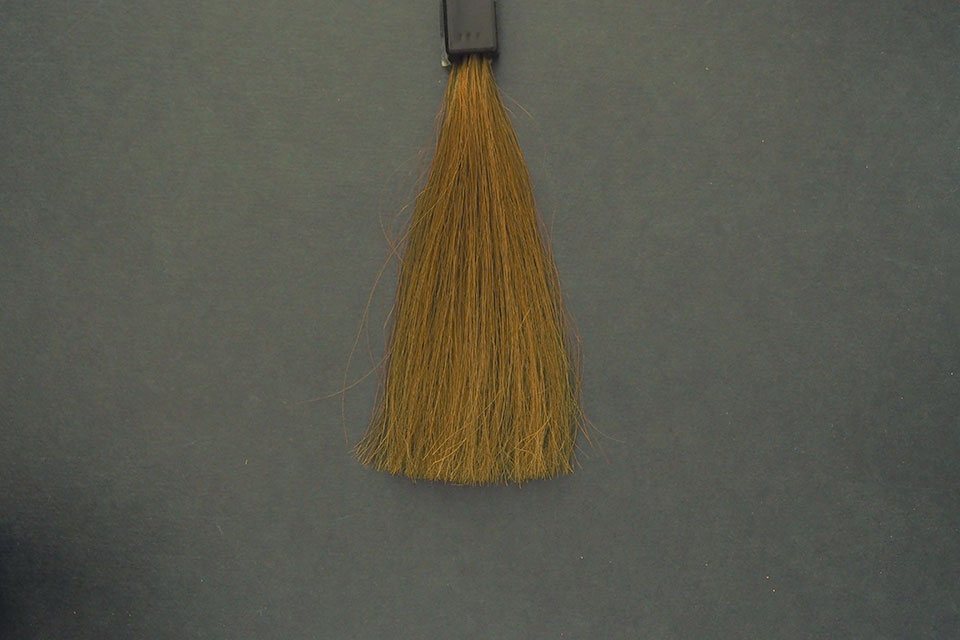 利尻カラーシャンプーナチュラルブラウンの染毛写真