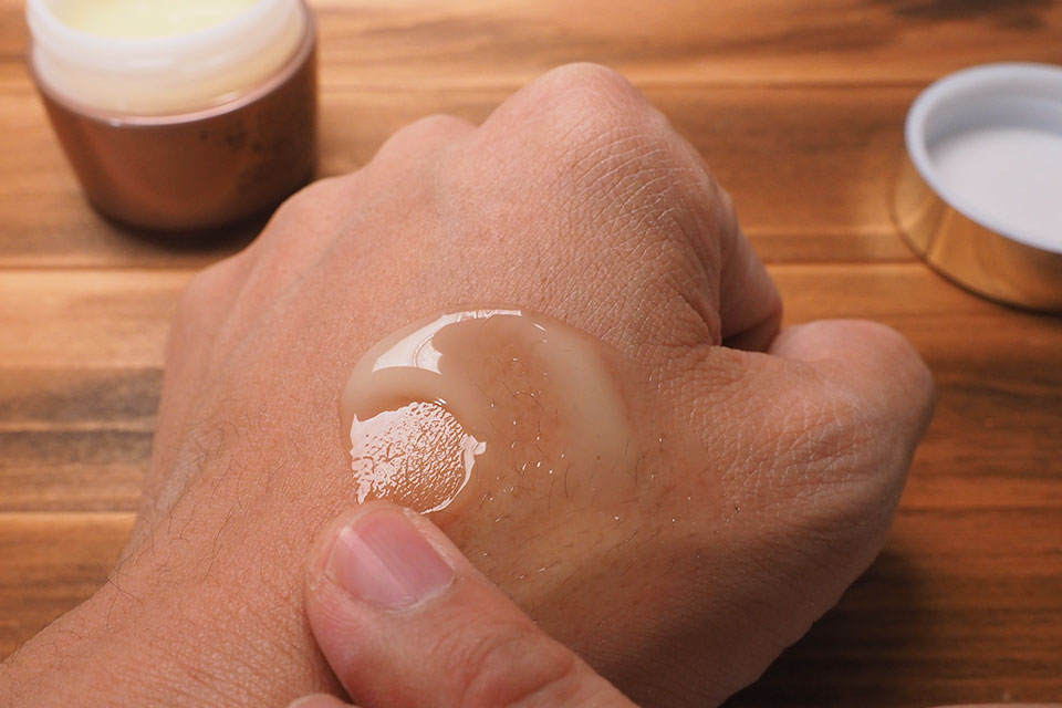 ビューティーオープナージェル リンクル&ホワイトのテクスチャ