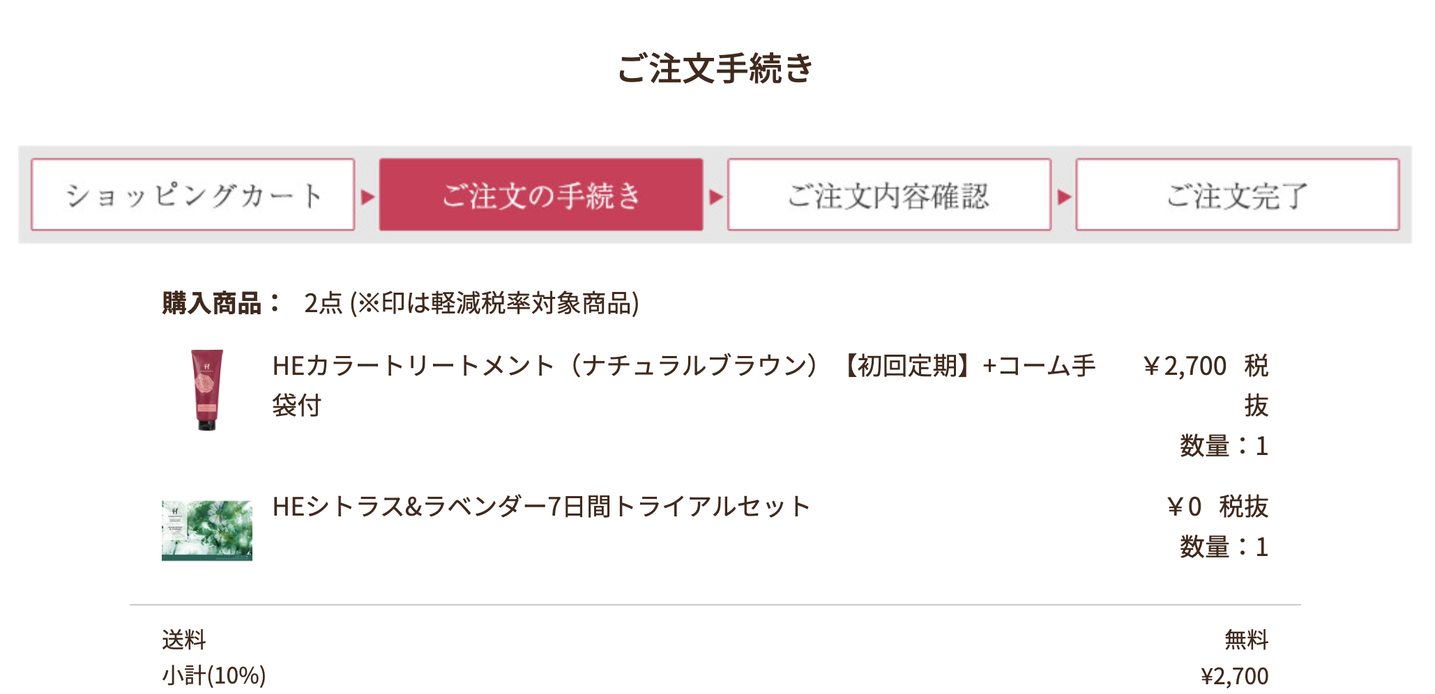 プレゼント購入