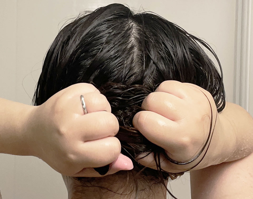 THESILKトリートメントを使っている画像