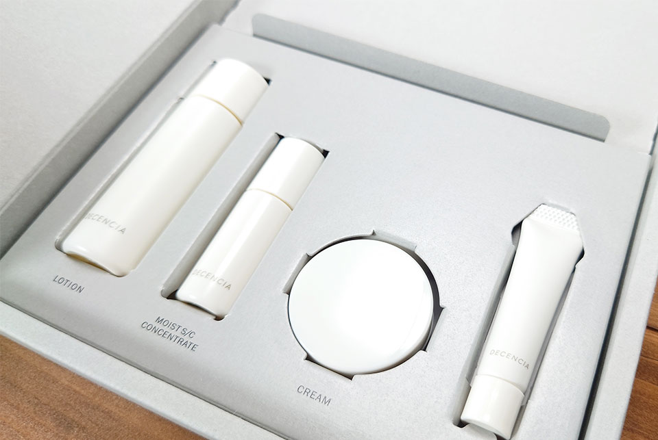 ディセンシアトライアルセット保湿写真