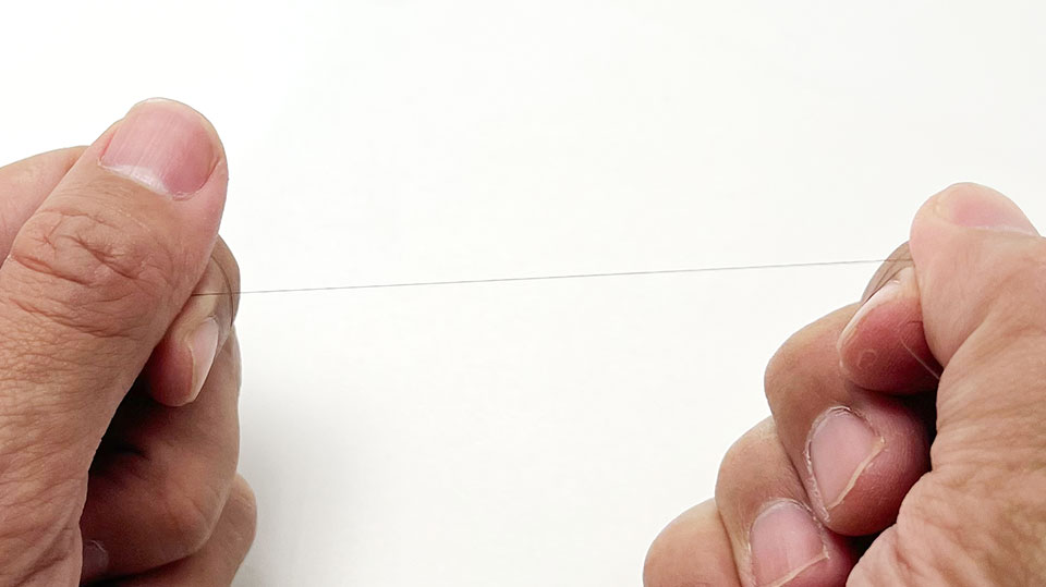 毛髪引張強度テスト