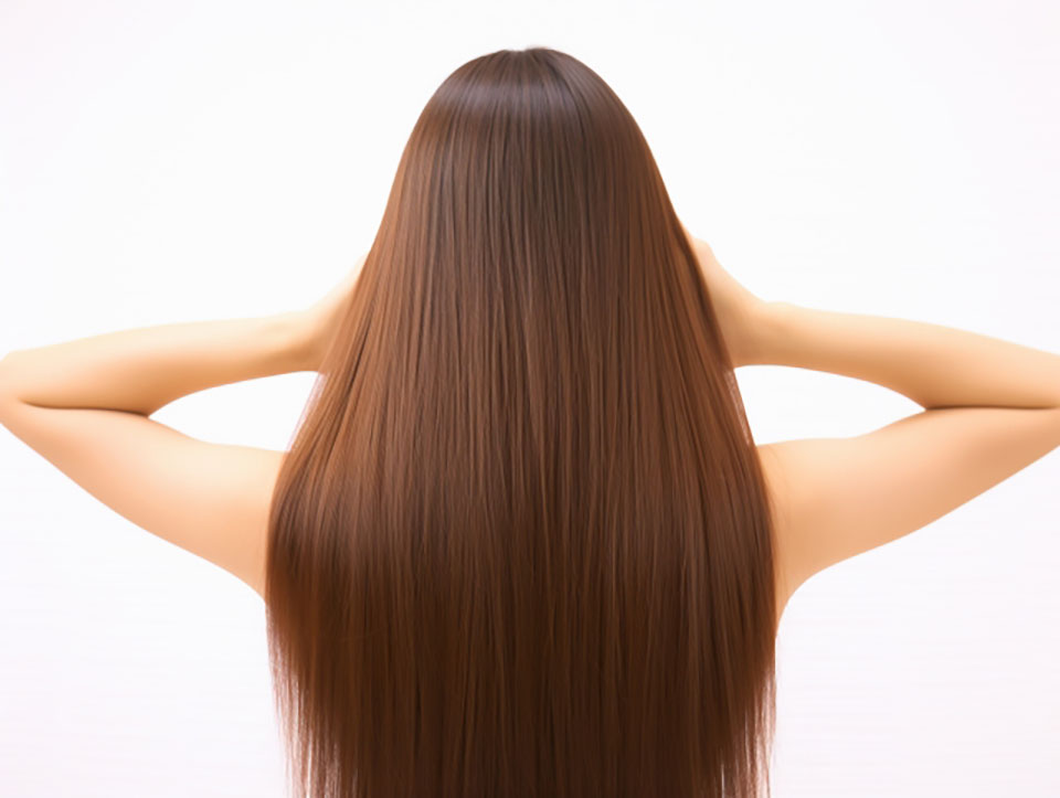 キレイな髪の女性