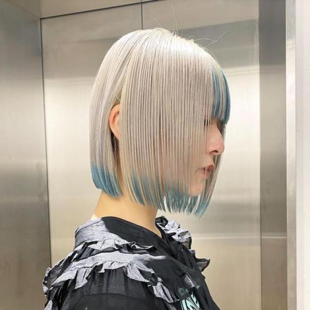 髪色見本 楽人✂︎透明感カラー✂︎ブリーチなし✂︎レイヤーカット